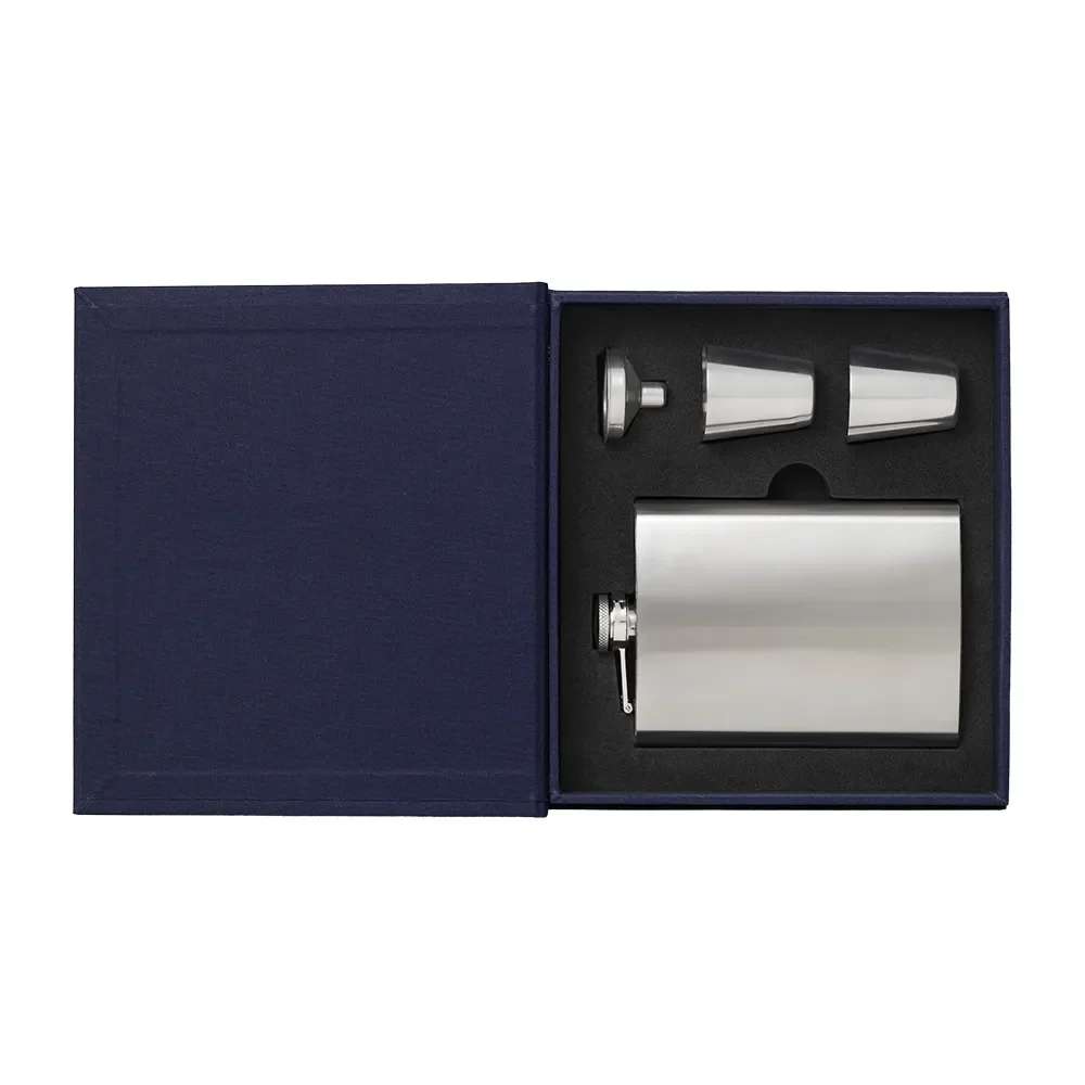 The Essentials - Hip Flask Dark Blue