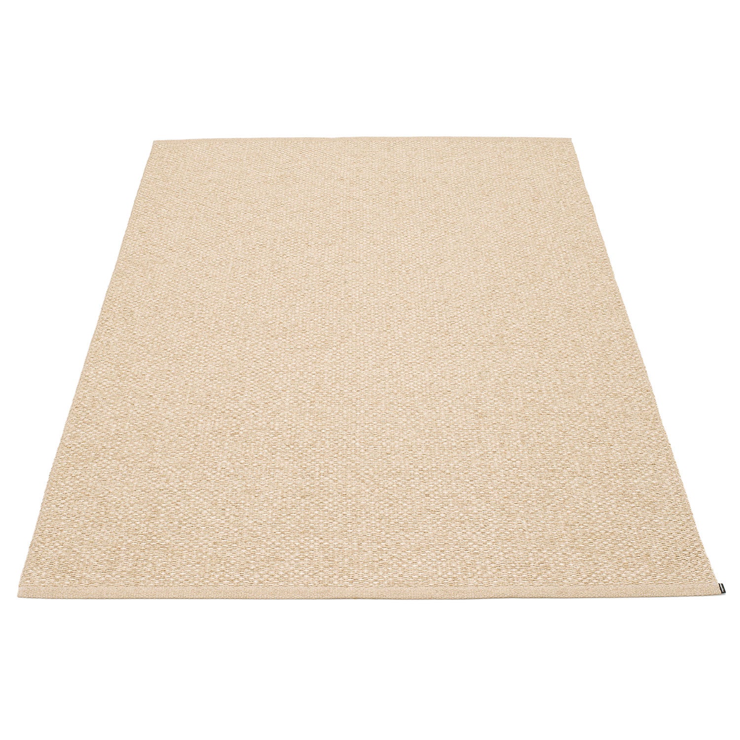 pappelina, svea matta 140x220 cm beige / champagne metallic