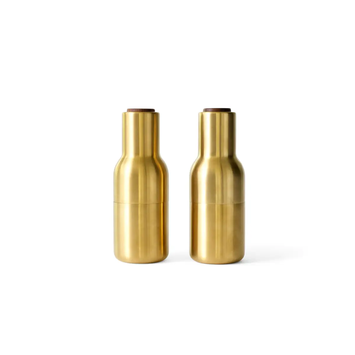 Audo CPH, Bottle Grinder 2-pack Large - Brass Brushed / Walnut