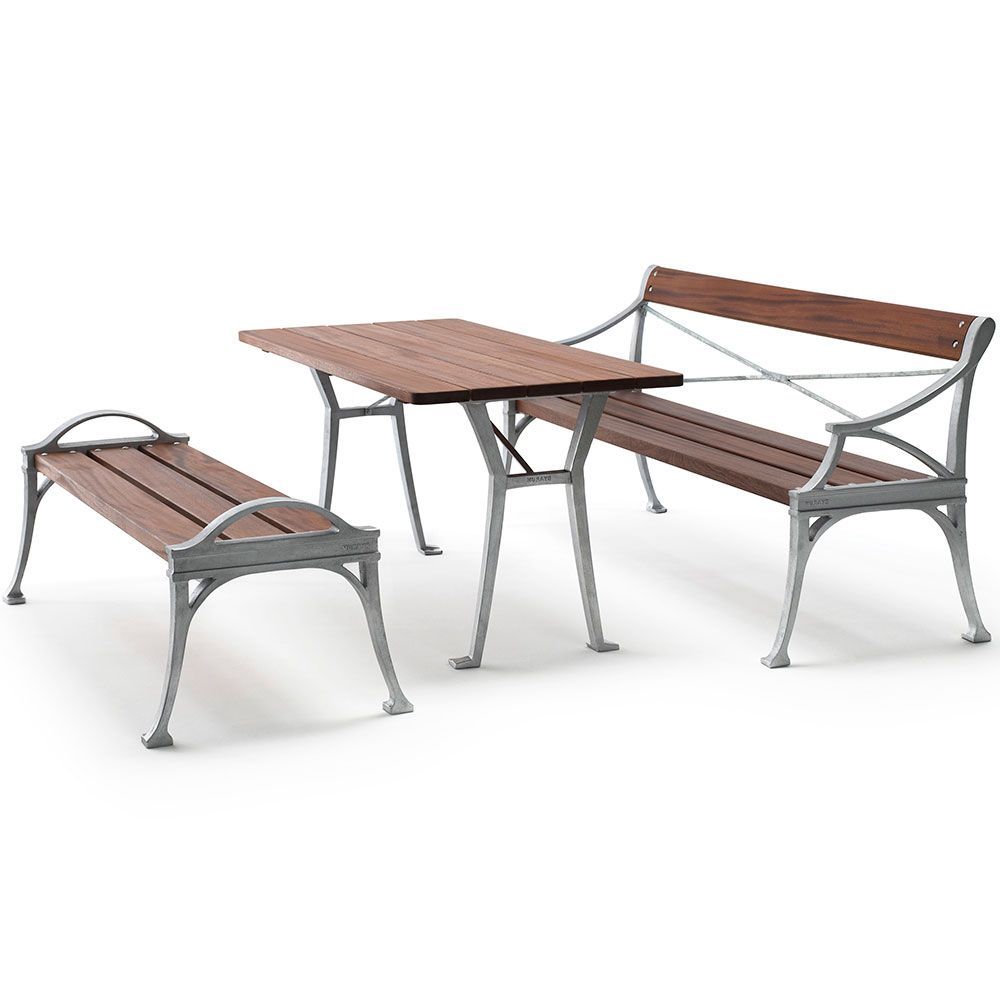 Seriff bord 73x130 cm natur/svart