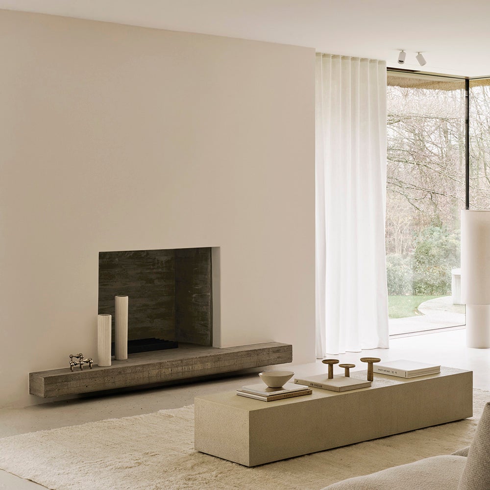 Elements Golvhylla/bänk - Off White 180x45x30 cm