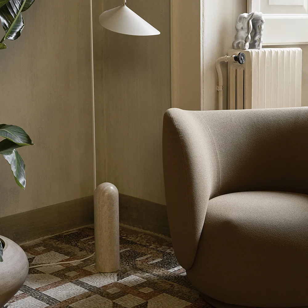 Rico Lounge Fåtölj Grain - Caramel