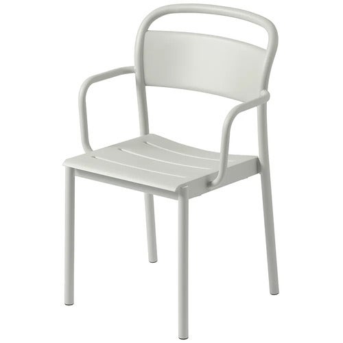 Linear Steel Karmstol - Grey 