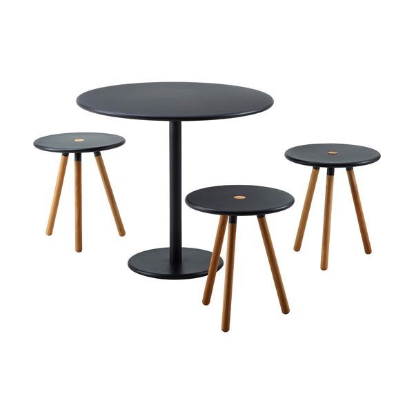 Area Sidobord/Pall Lava Grå 