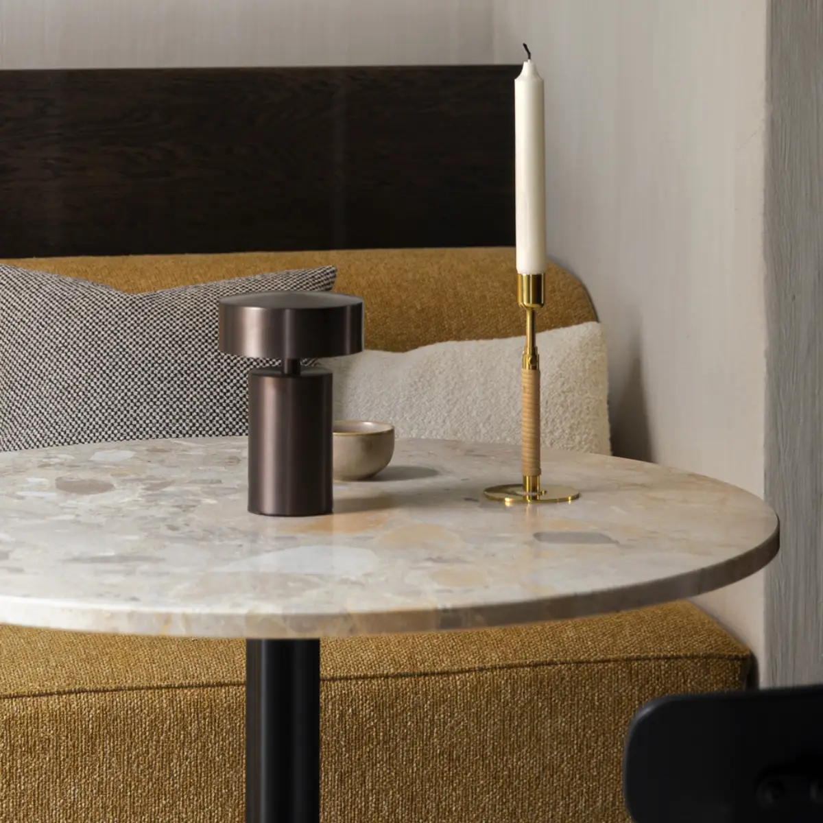 Column Portabel lampa Aluminium Bronzed 