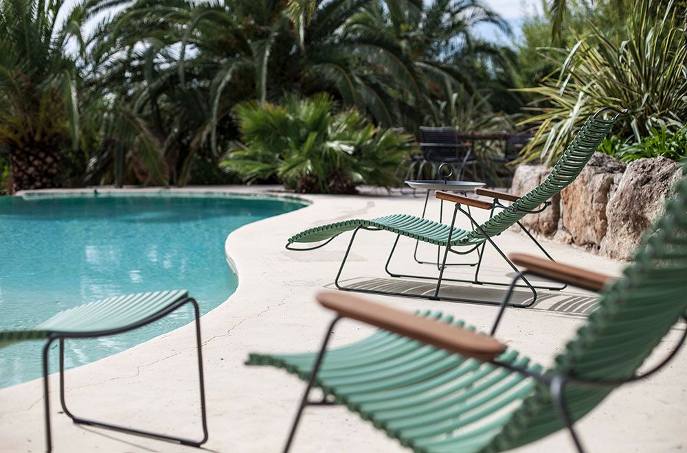 Click loungestol svart