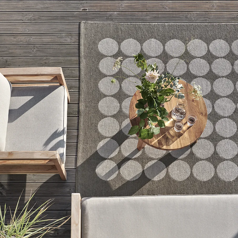 Hugo matta Walnut/ Linen 180 x 260 cm