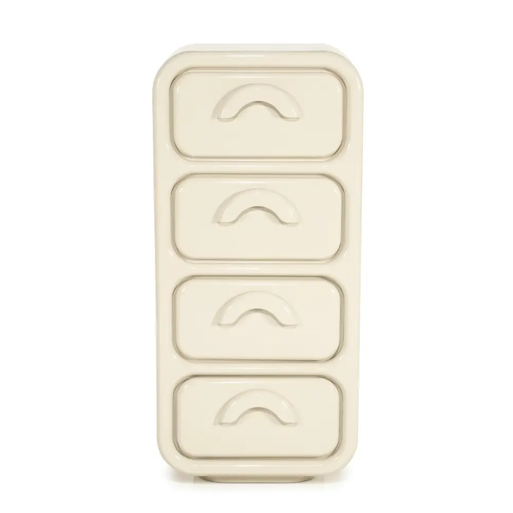 Gubby byrå large - beige 50,5x32,5x108 cm