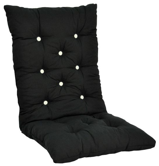 Fritab, Högvik Hög Flockdyna Svart Dralon