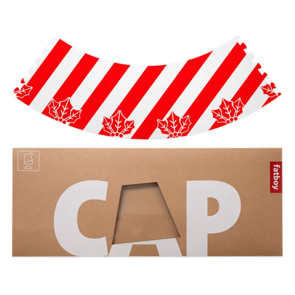 Xmas cooper cappie lampskärm stripemas