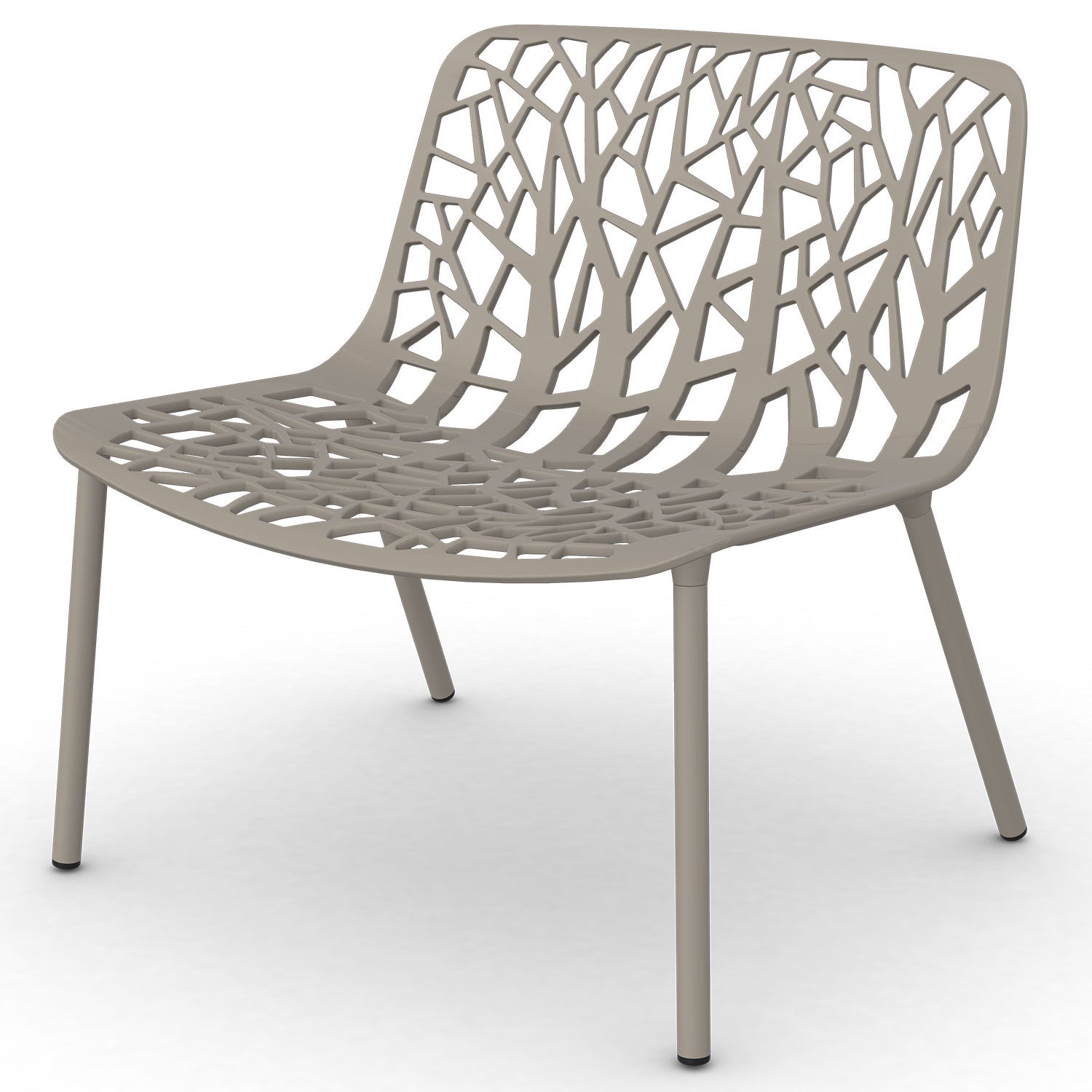 fast, forest loungefåtölj pearly gold