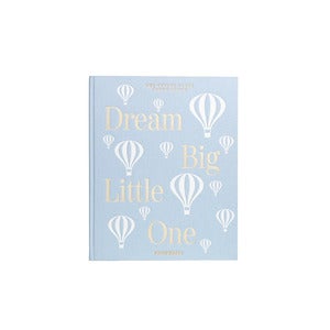 Baby Photo Album Dream Big Little One Light Blue