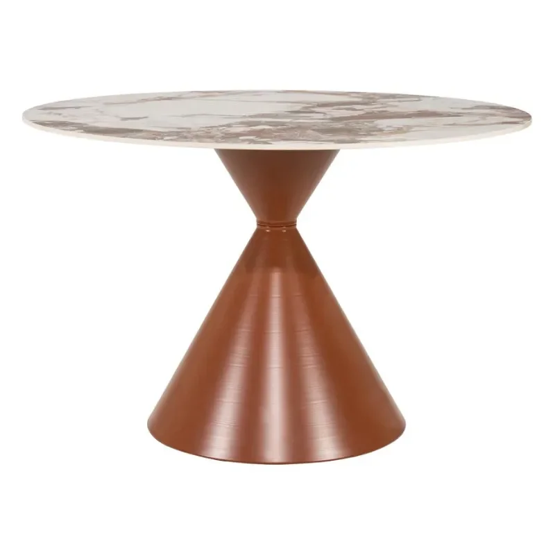 Roka matbord 120x120x77 cm brun