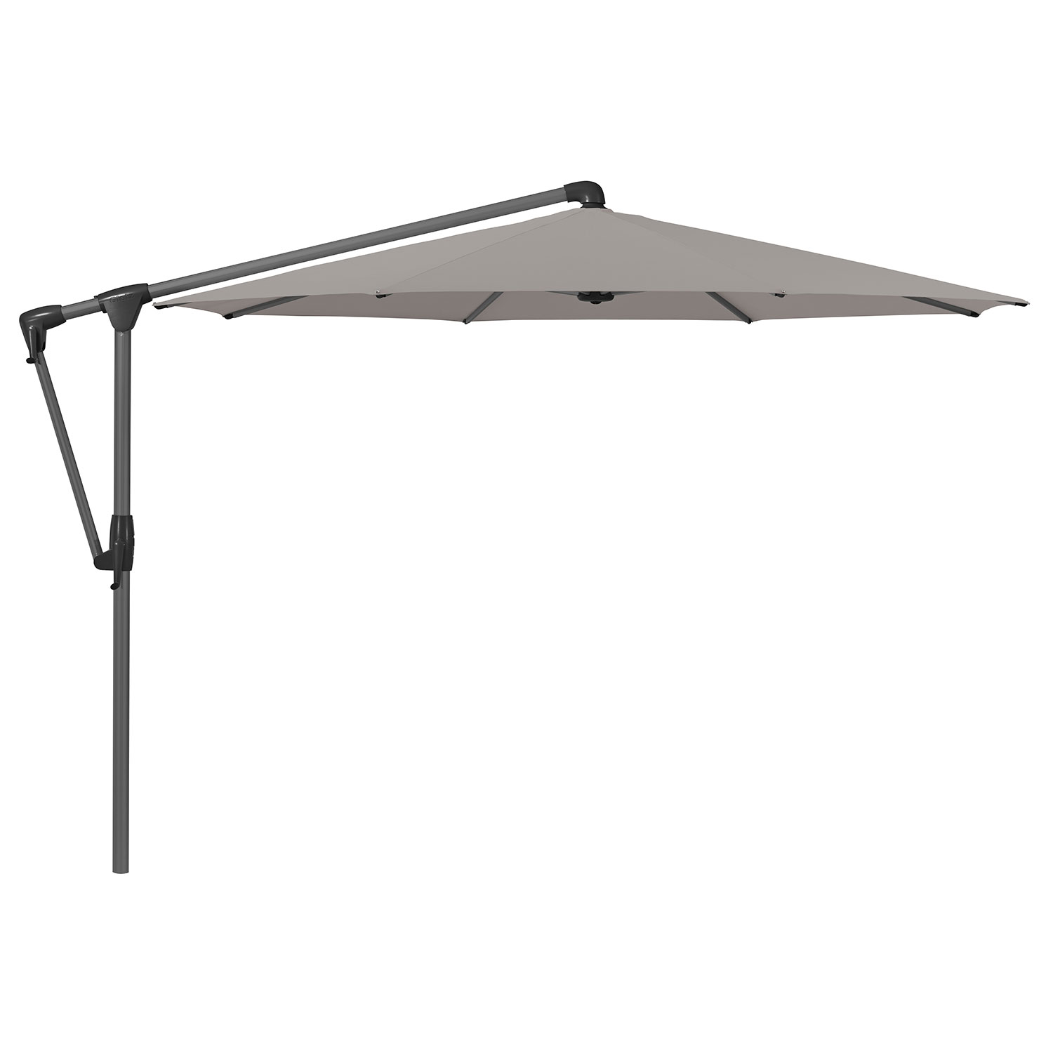 Sunwing Casa frihängande parasoll 300 cm kat.5 antracite alu / 686 urban clay Glatz