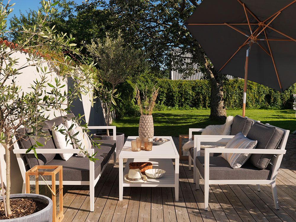 Chelles soffbord 65x143 cm vit 