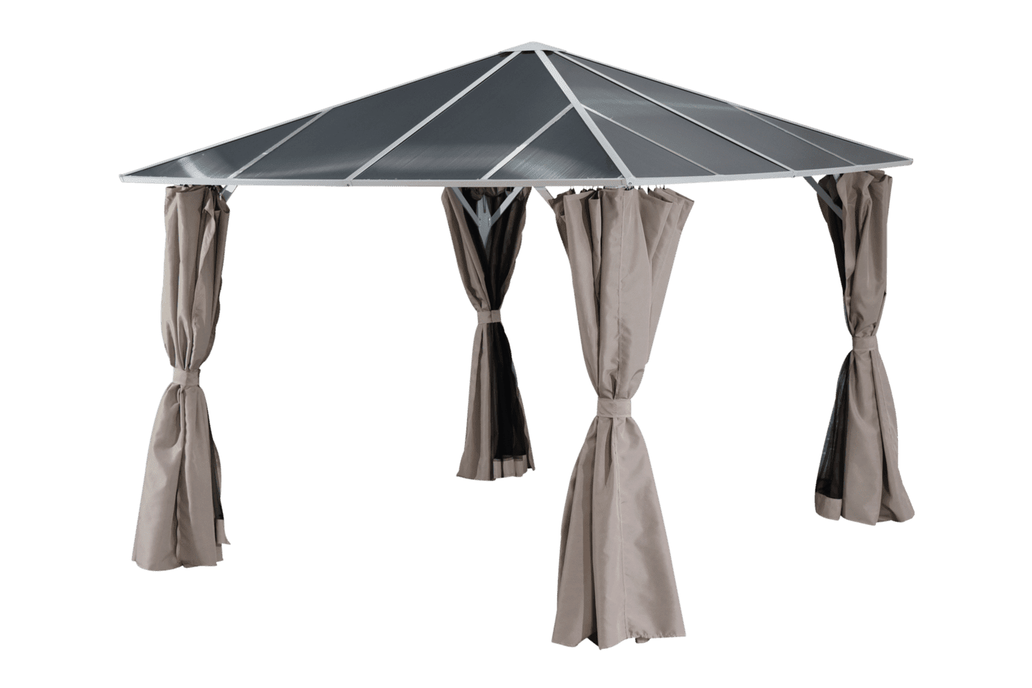 Brafab, Scopello paviljong 300x300 cm vit/beige