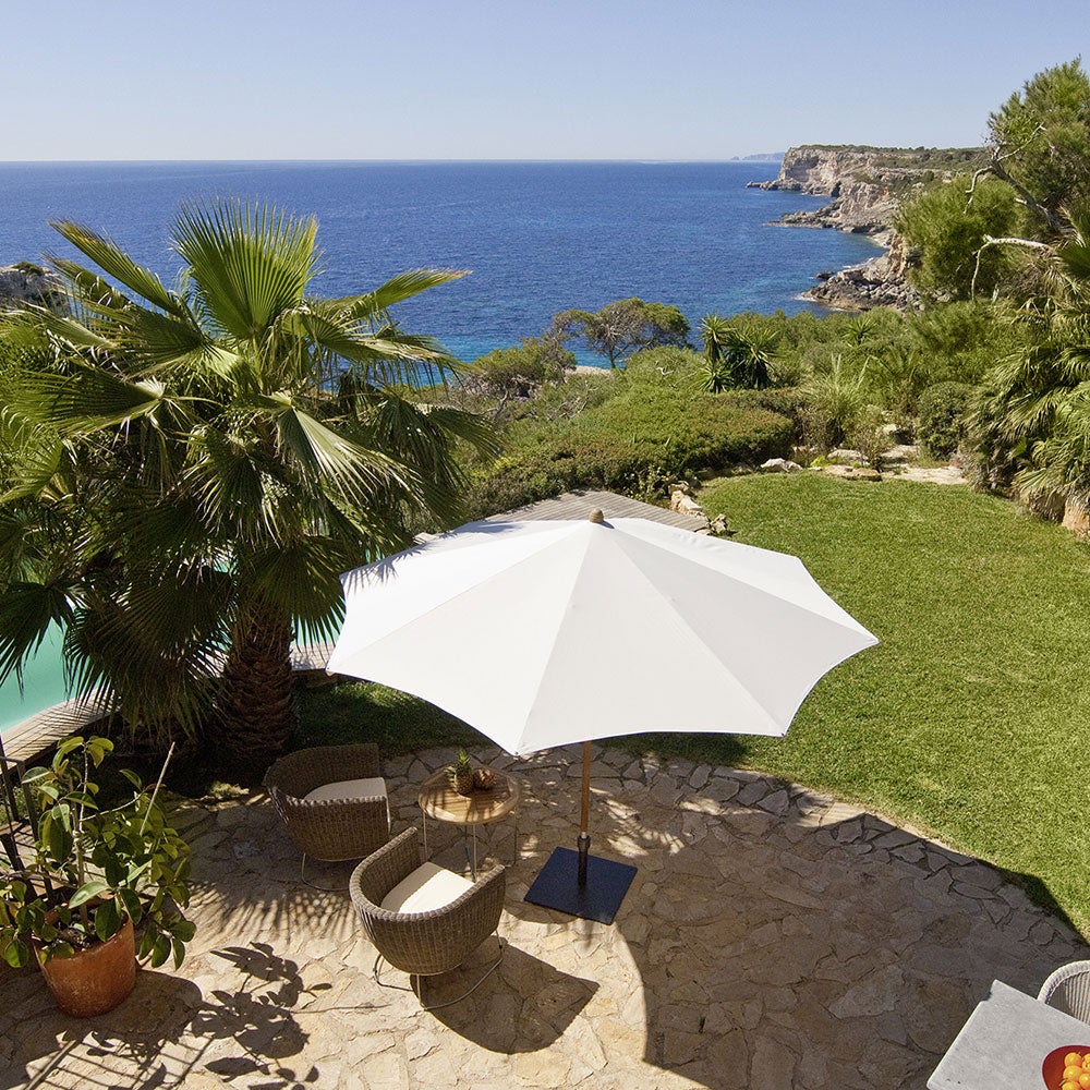 Teakwood parasoll 300 cm Kat.5 639 Blush