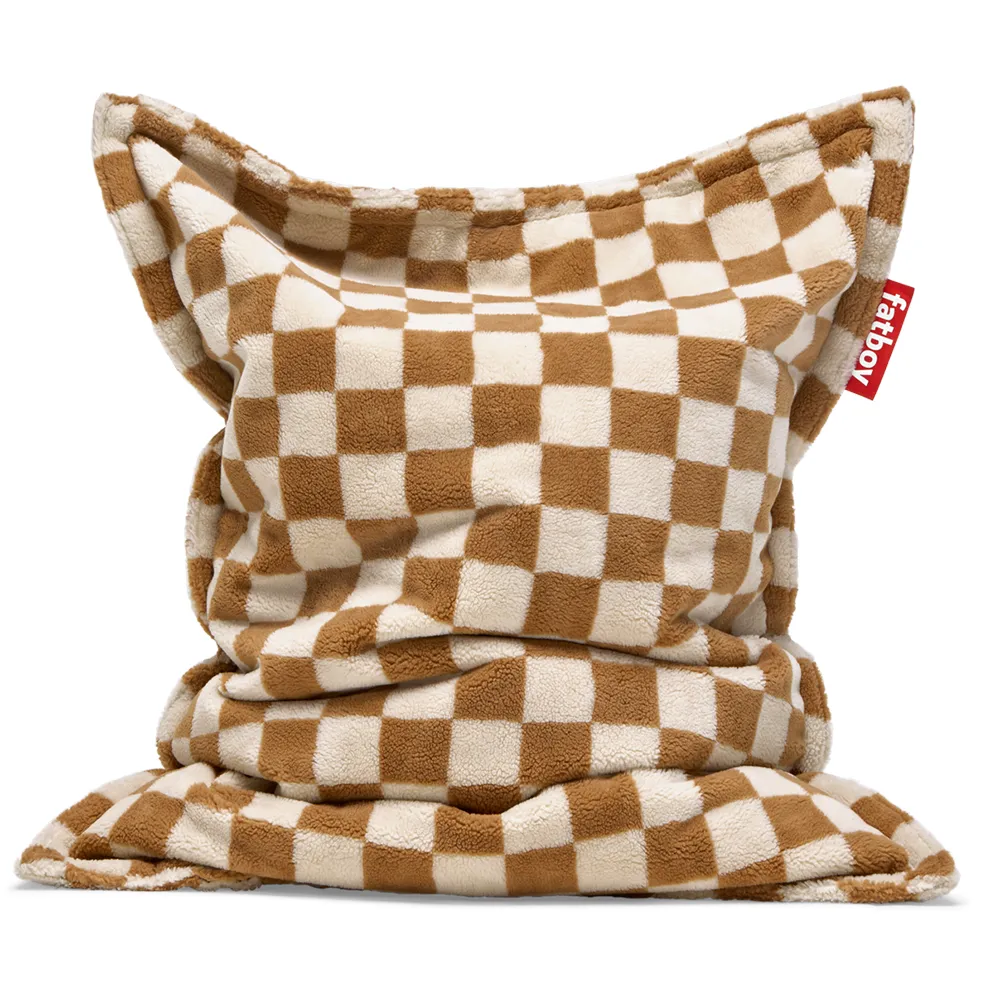 fatboy, original slim teddy sittsäck chess almond creme