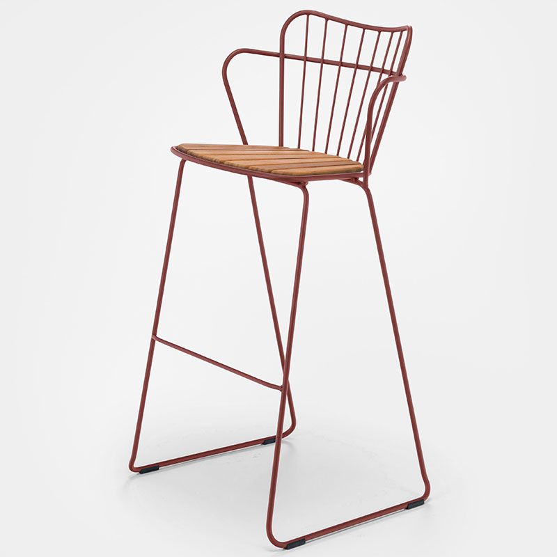 Paon barstol paprika stål