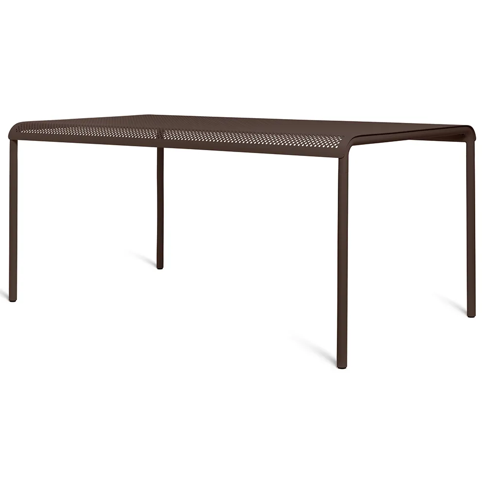 Produktfoto för Ferm Living - Dapple Dining Table - Trädgårdsbord - 160 x 90 - Dark Chocolate - W160 x D90 x H74 CM