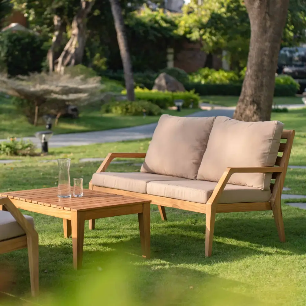 Gunnaröd 2-sits loungesoffa inkl dynor Beige