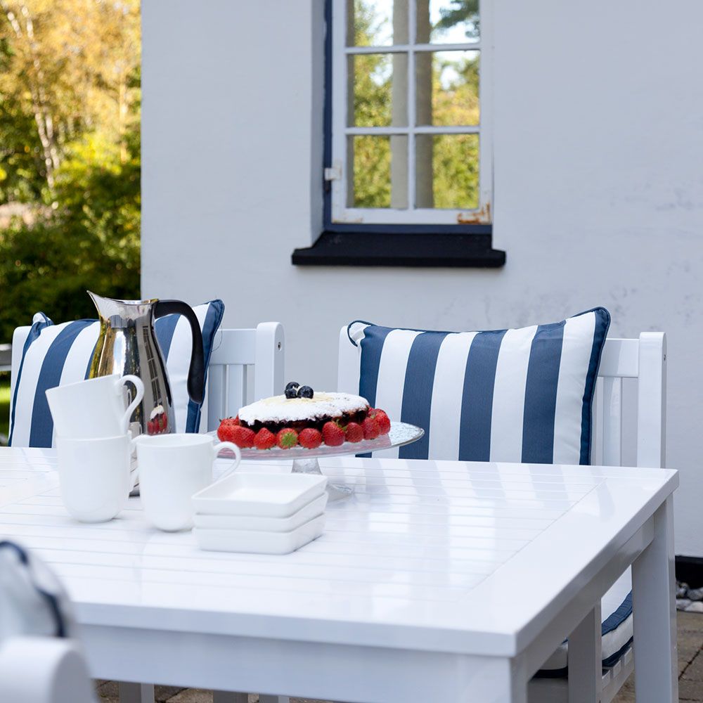 Rosenborg bord 80x165 cm vit 