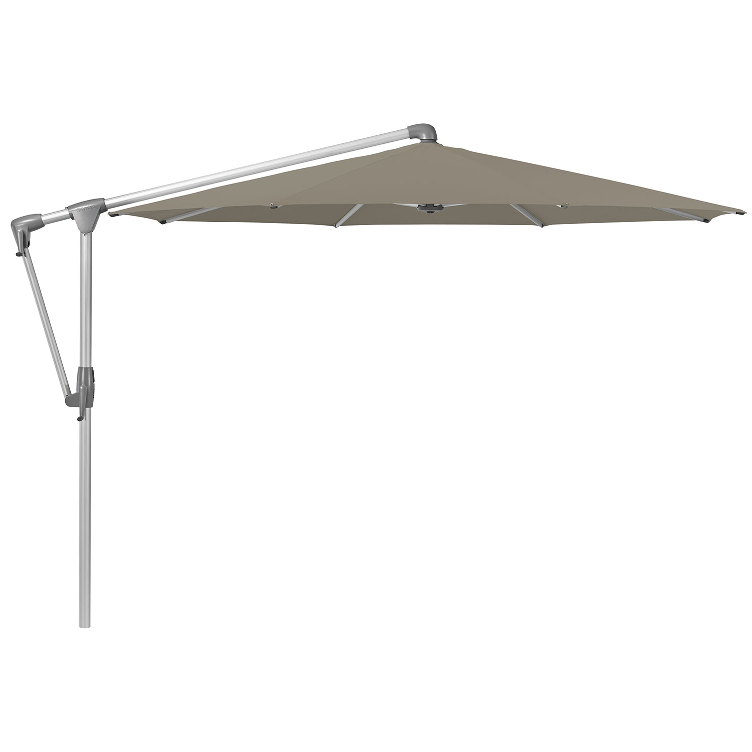 Glatz Sunwing Casa frihängande parasoll 330 cm kat.4 anodizerad alu / 461 Taupe