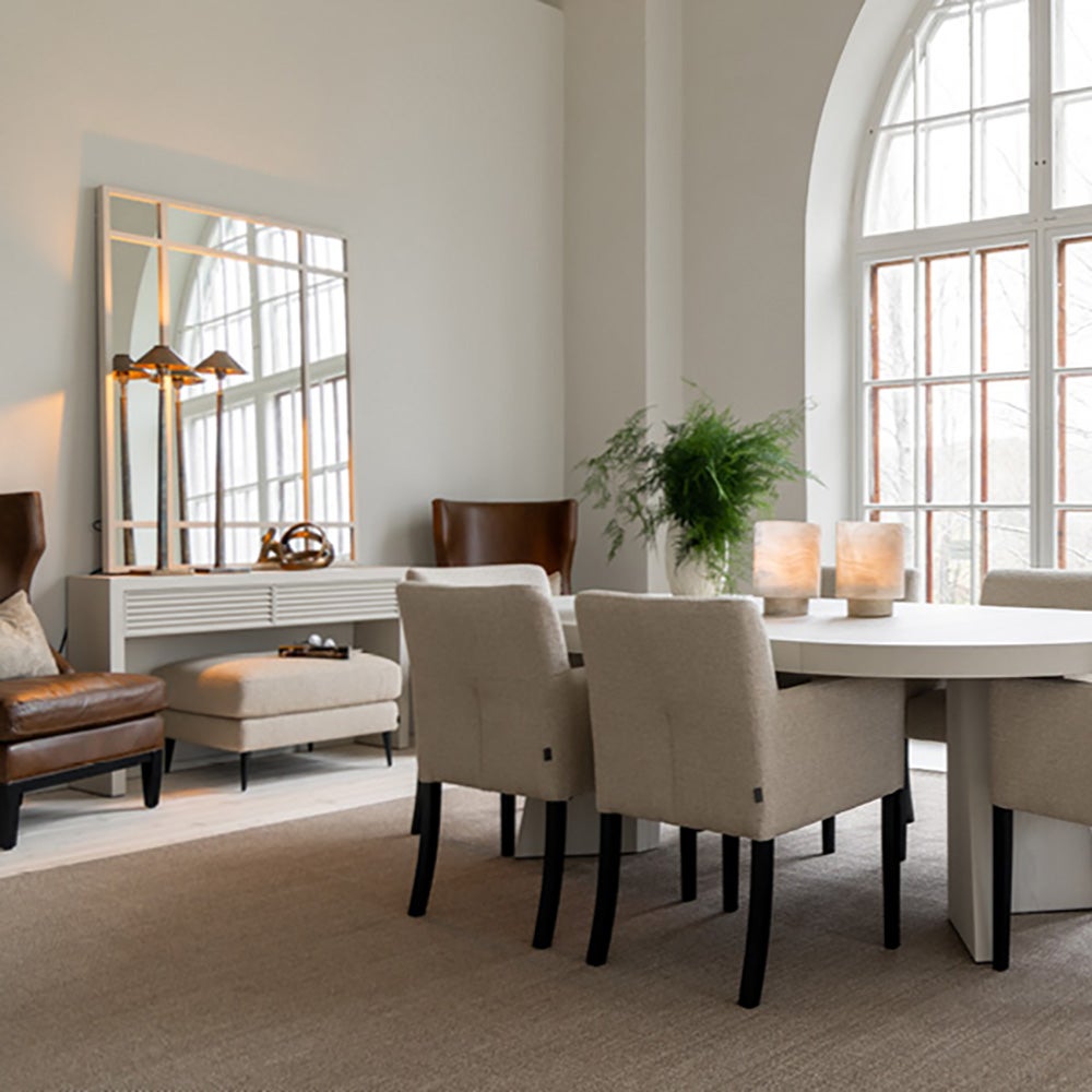 Alternativ bild 1 för Trent spegel ivory mist