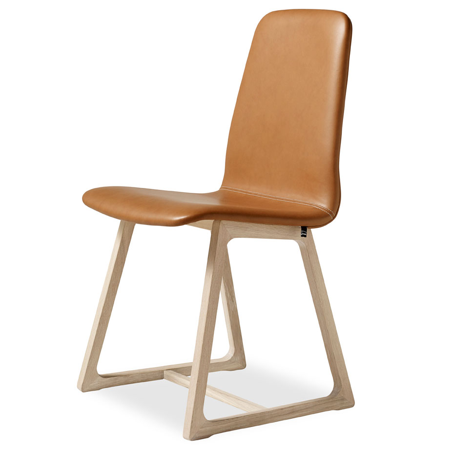 Skovby Sm40 stol med lädersits