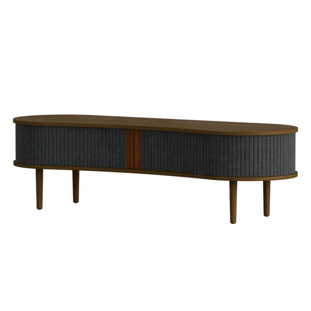 umage, audacious tv-bänk mörk ek/shadow