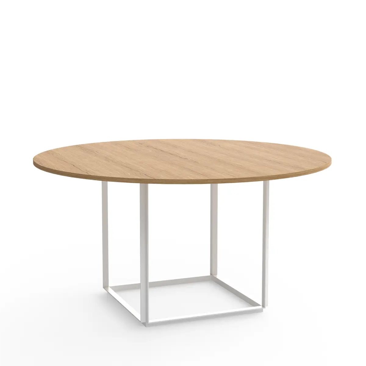 New Works, Florence Bordsstativ Stor Metallisk Vit