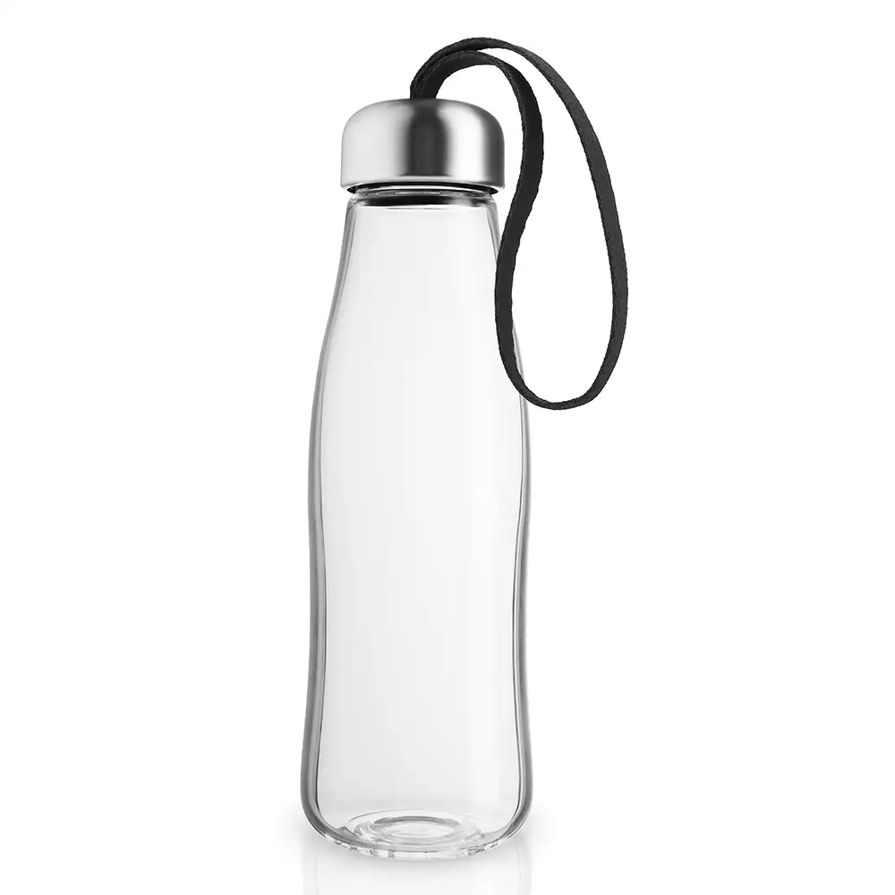 Eva Solo, Vattenflaska i glas 0,5 l black