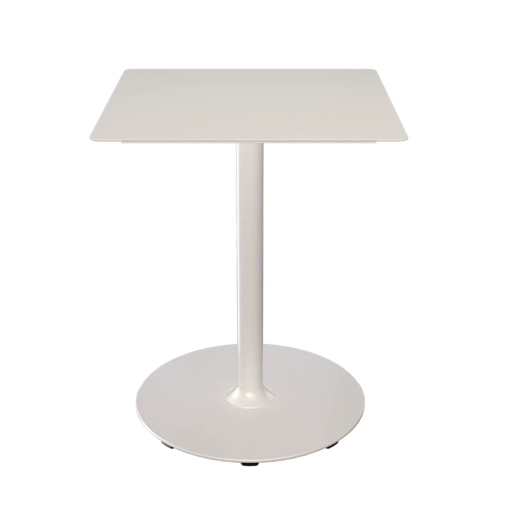 houe, pico cafébord 60x60 cm, rund bas muted white