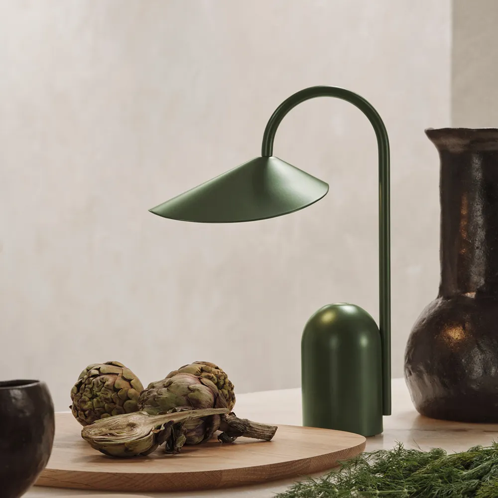 Arum Portabel Lampa Grass Green