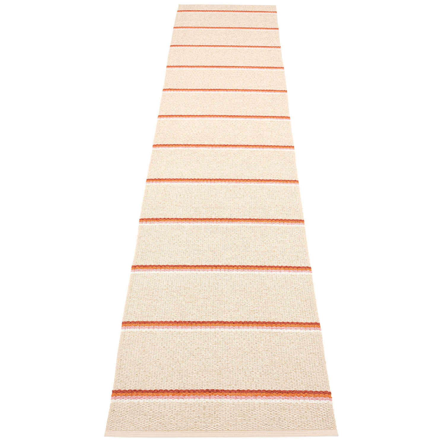 pappelina, olle matta 70x360 cm brick / background cream