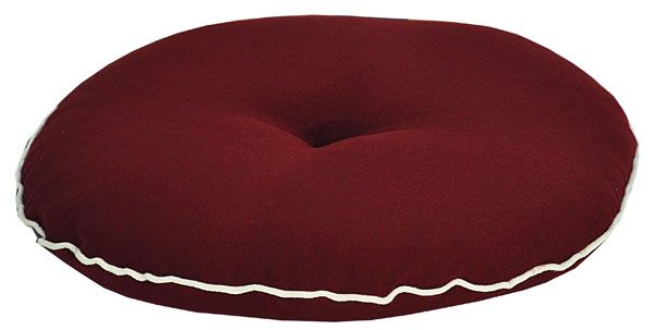 Wien Sittdyna Rund 37 Cm Bordeaux 43 Fritab