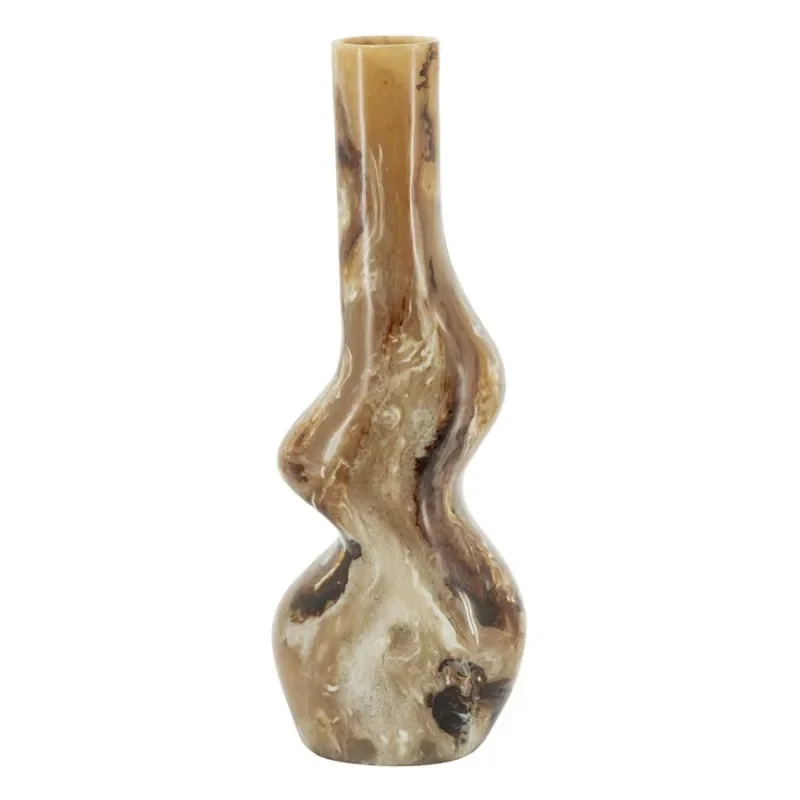 Stonea 3 vas 21x18x59 cm resin brun