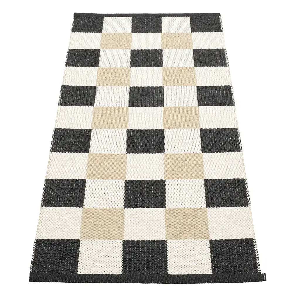 Pix matta 70x160 cm Black/Vanilla/Beige 