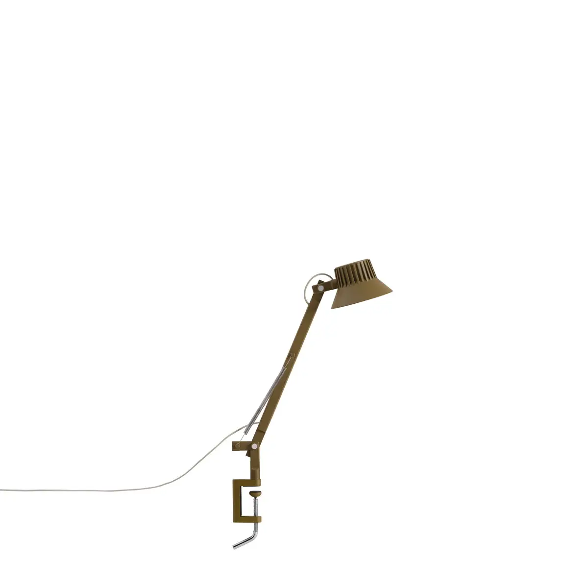 Muuto, Dedicate bordslampa / w. Clamp - S1 - Brun-grön
