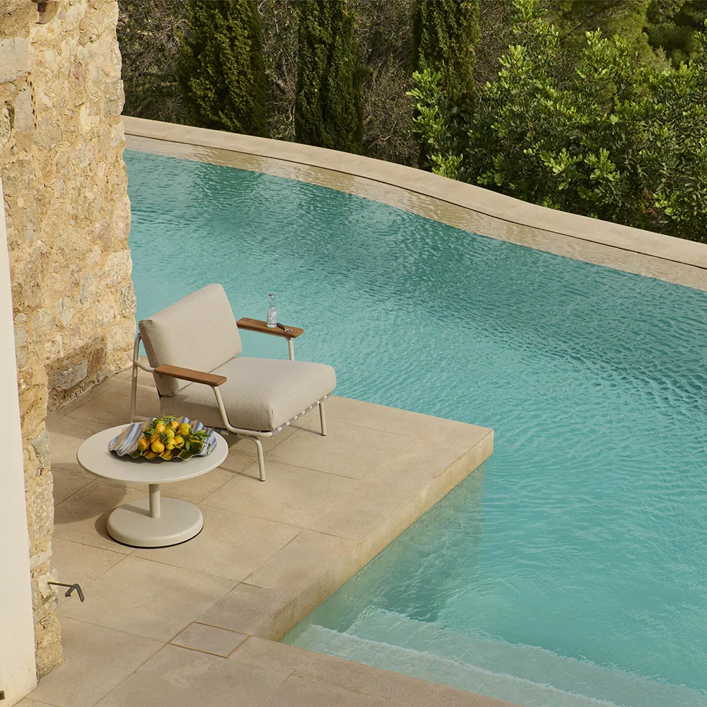 Linear Steel Soffbord Ø70 cm Dark Green 