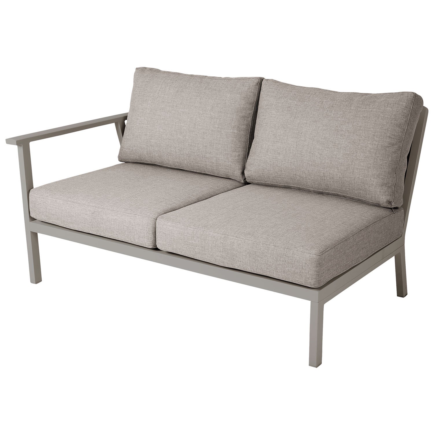 Samvaro höger+vänster avslut 2-sits khaki 