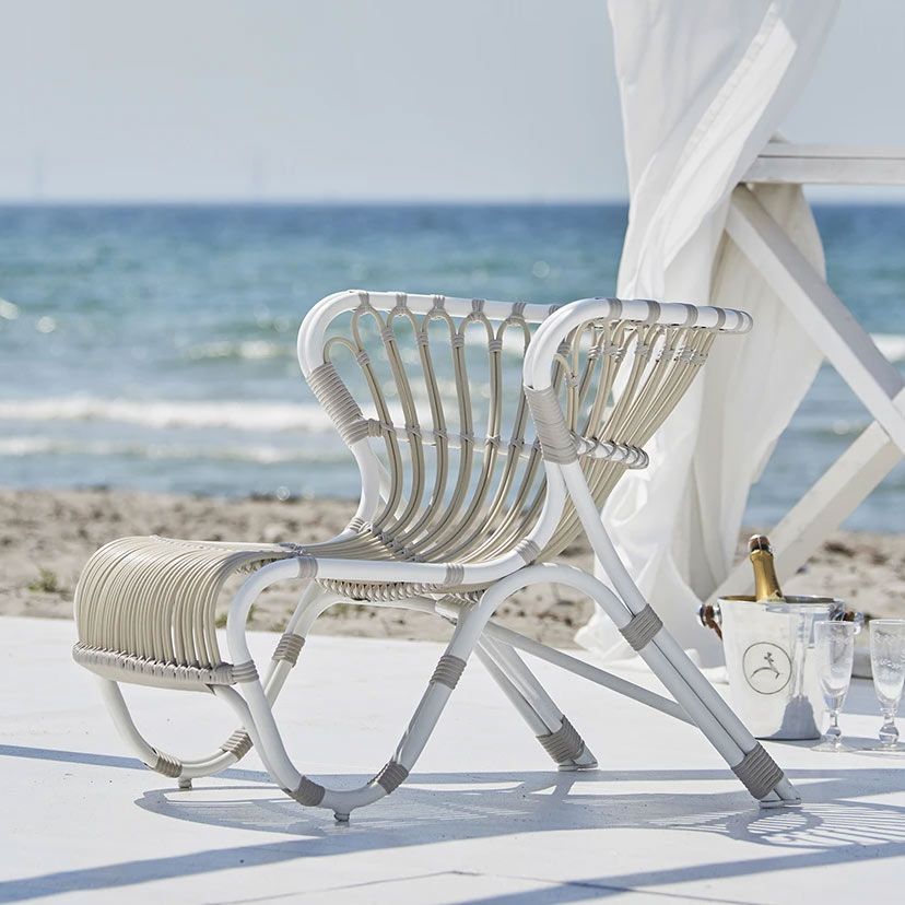 Fåtölj Fox Konstrotting Vit