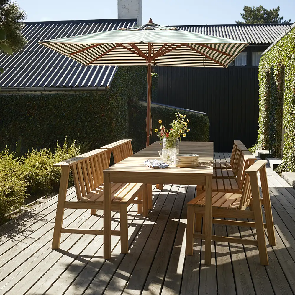 Plank matbord 160x90 cm teak