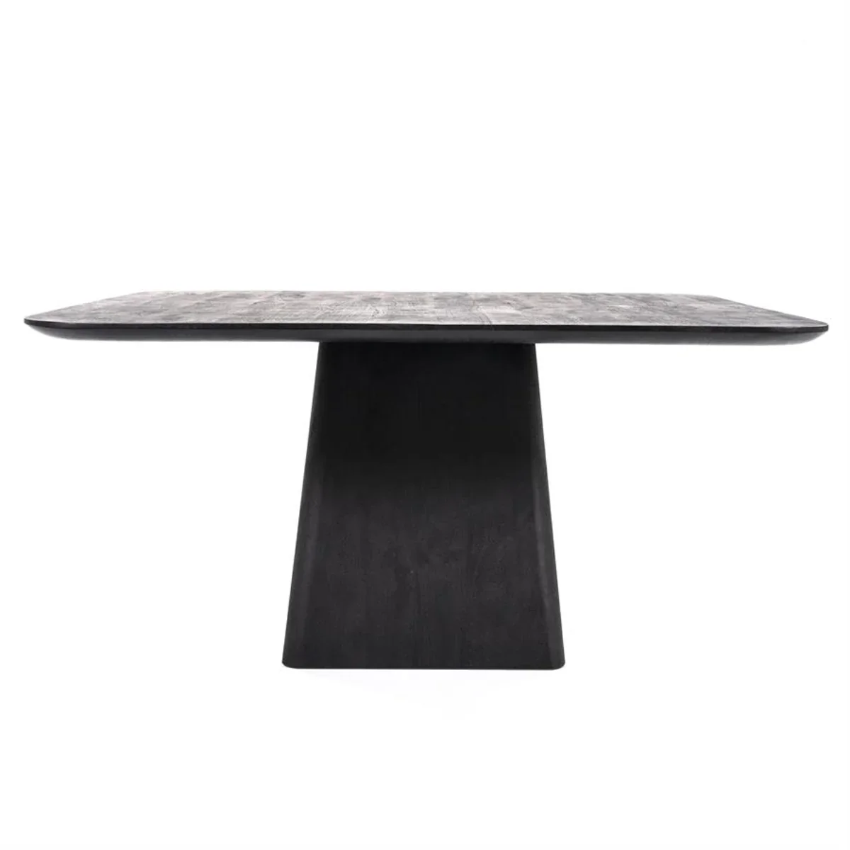 Aron 150x76 matbord 150x150x76 cm trä svart