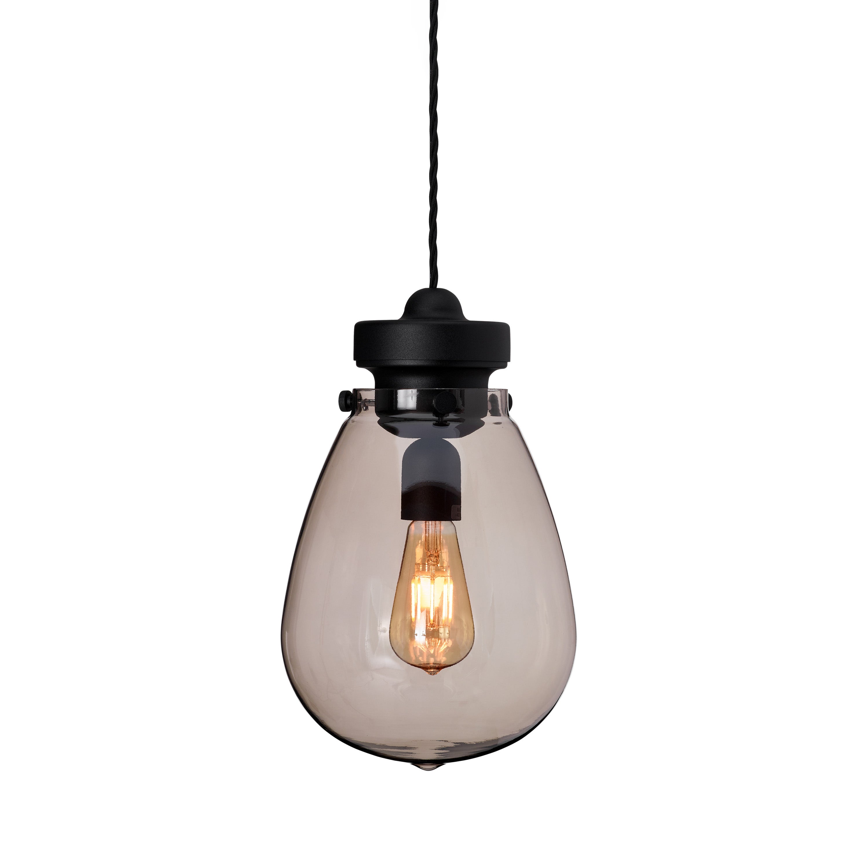 Belid, Dolores Pendel D220 Svartstruktur/Rök