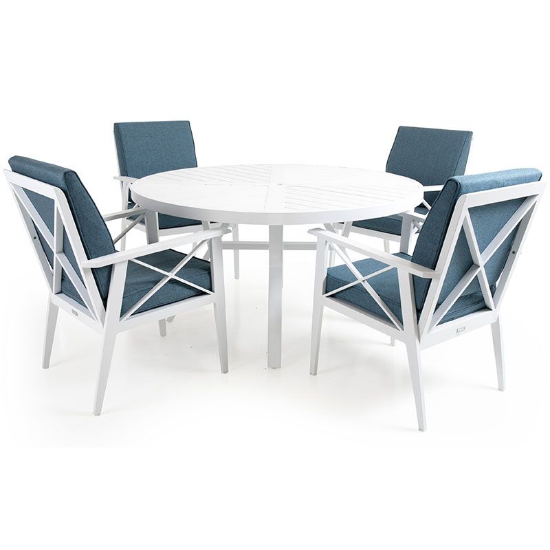 Sottenville karmstol vit 