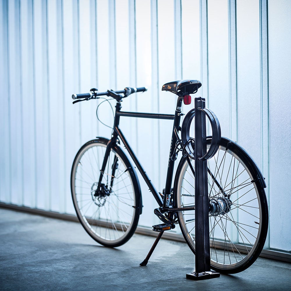 Cirkus cykelpollare svart