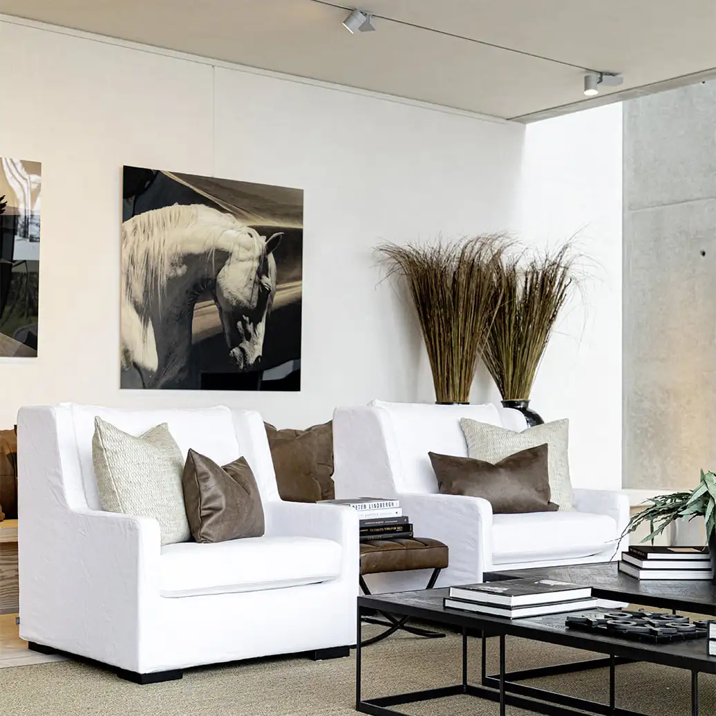 Alternativ bild 1 för Artwood, Väggdekor Arabian Horse 100x100 cm