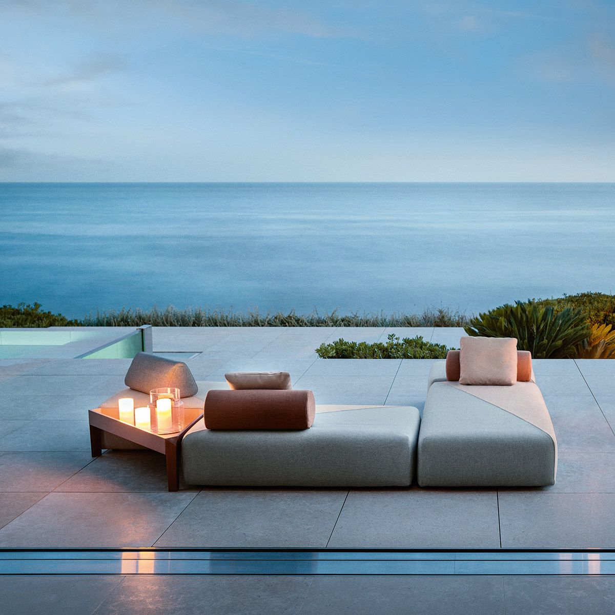 BRIXX ryggstöd triangel 664/twist dark turquise 