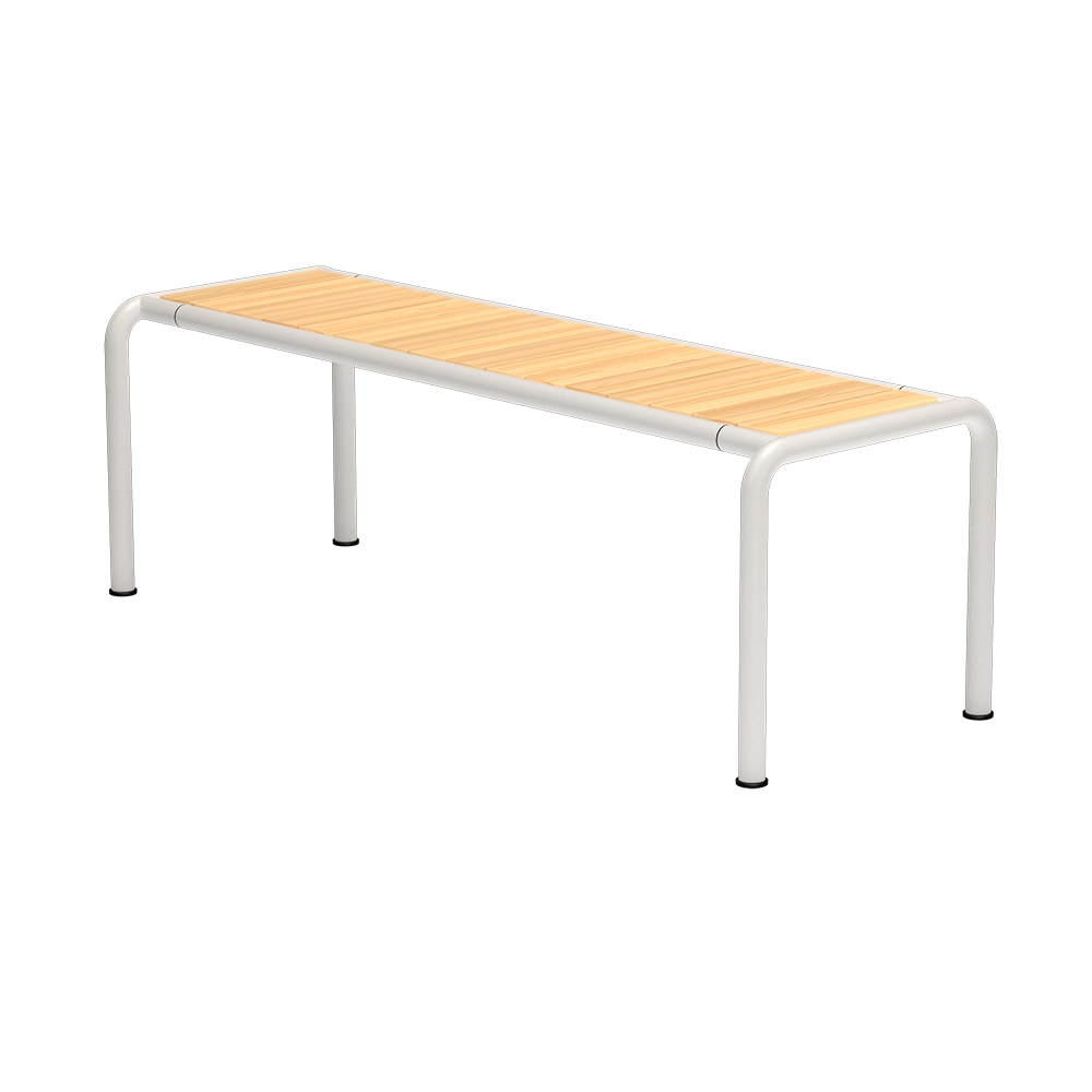 Alternativ bild 1 för HOUE - AVANTI Bench - Trädgårdsbänk - Pine/Black - Medium - L48 x W129,5 x H45 x SH45 cm